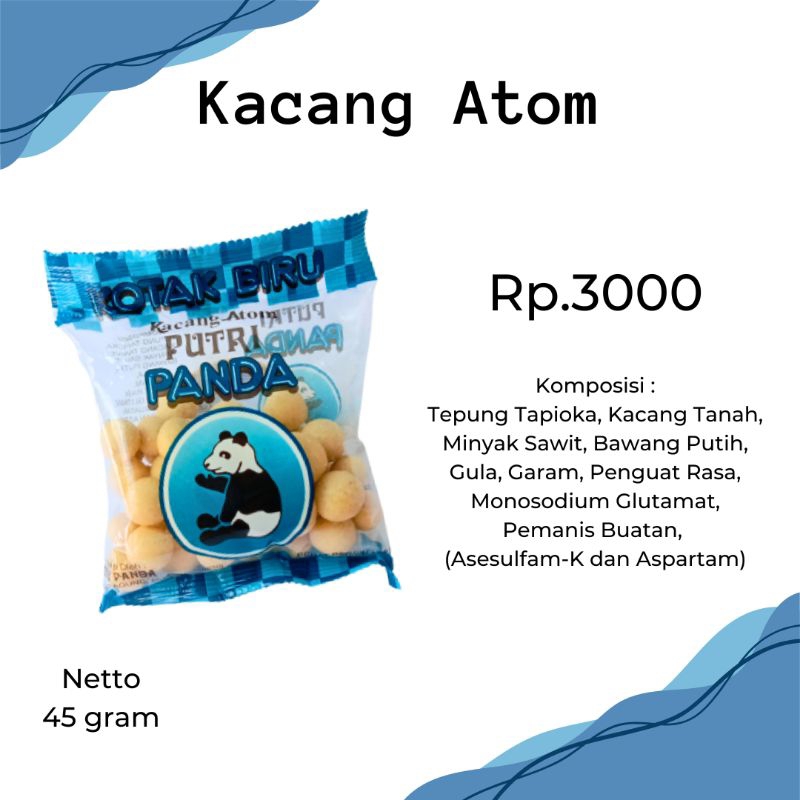 

Putri Panda Kacang Atom 45 gram