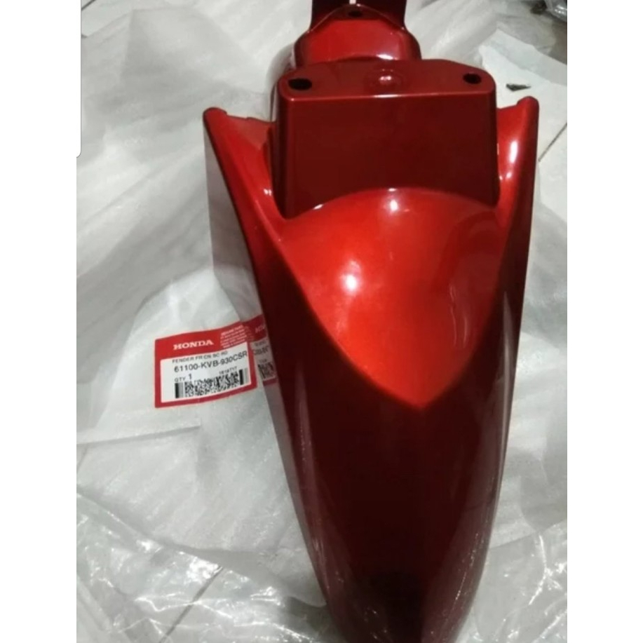 SPAKBOR DEPAN / SAYAP DEPAN  VARIO 110 CARB  [61100-KVB-930CSR] MERAH MARON