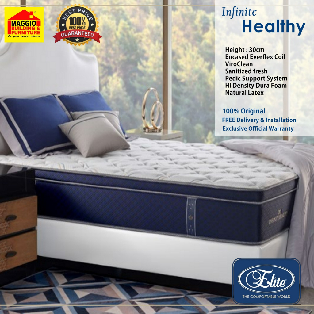 KASUR SPRINGBED ELITE - MATRAS SPRINGBED ORTHOPEDIC - KASUR KESEHATAN - INFINITE HEALTHY - ELITE