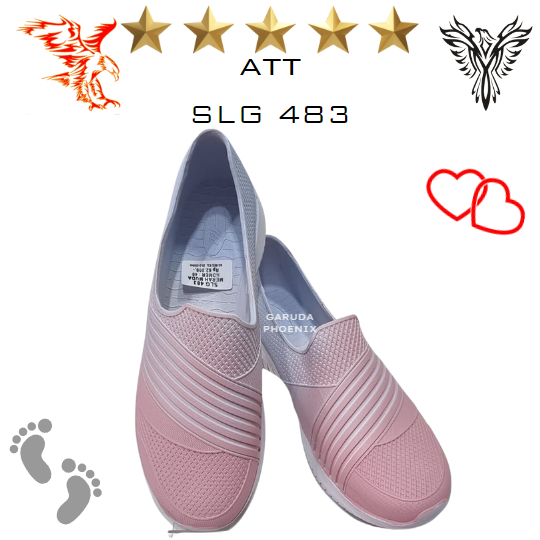 ATT SLG 483 GRADASI Sepatu Karet Slip On Wanita Sneakers ATT