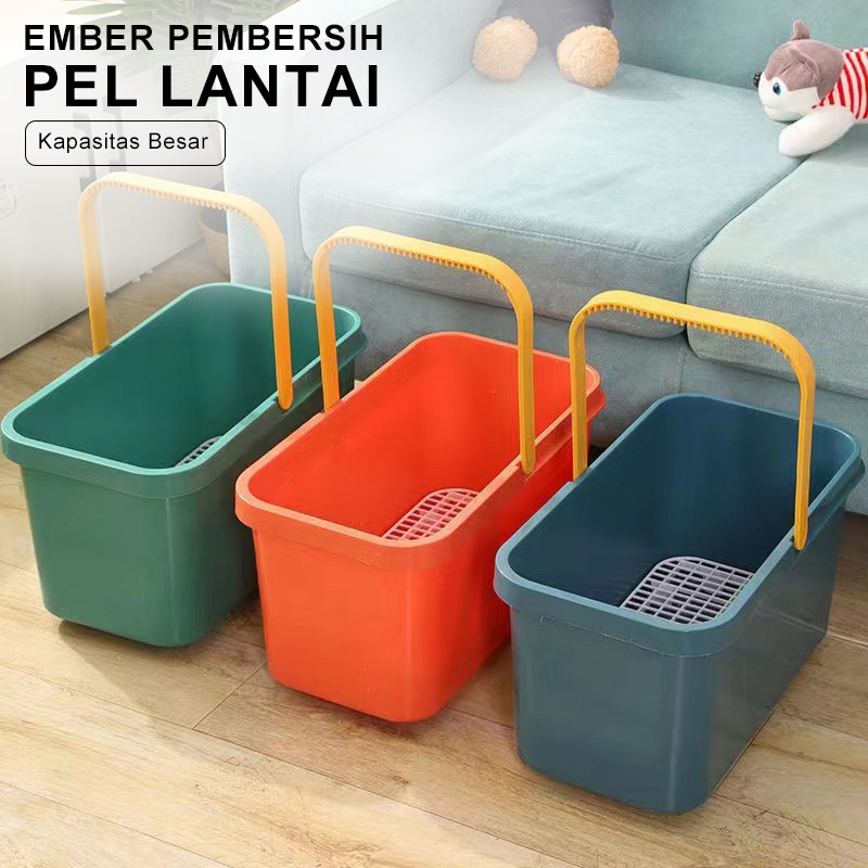 Luxuryparty Ember Air / Pel Ember Plastik / Pel Ember Plastik Portable Flat Mop / Ember Plastik / Ember Air PVA Mop / Cleaning Bucket Mop Kualitas Terbaik PBR-CD