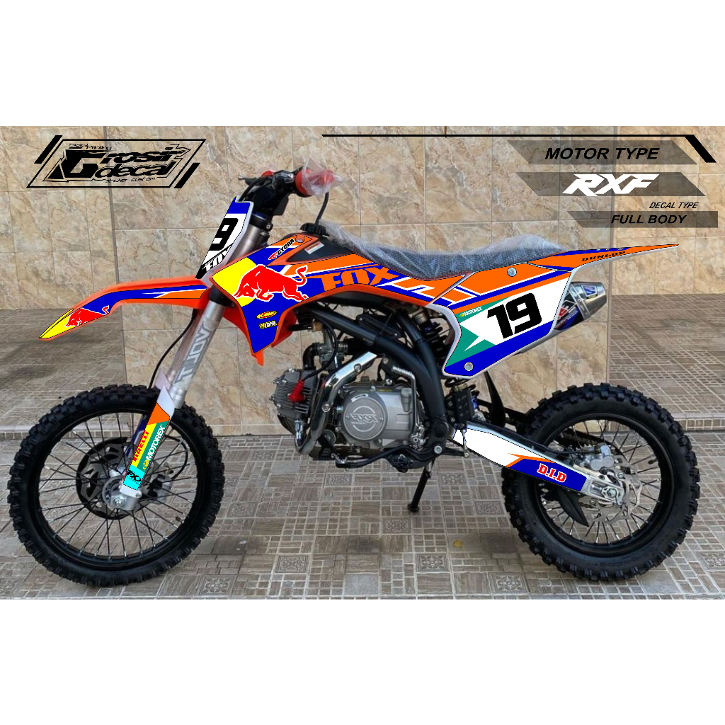 Decal Stiker Mini Trail RXF 50cc / 110cc / 125cc Full Body Bebas Reques