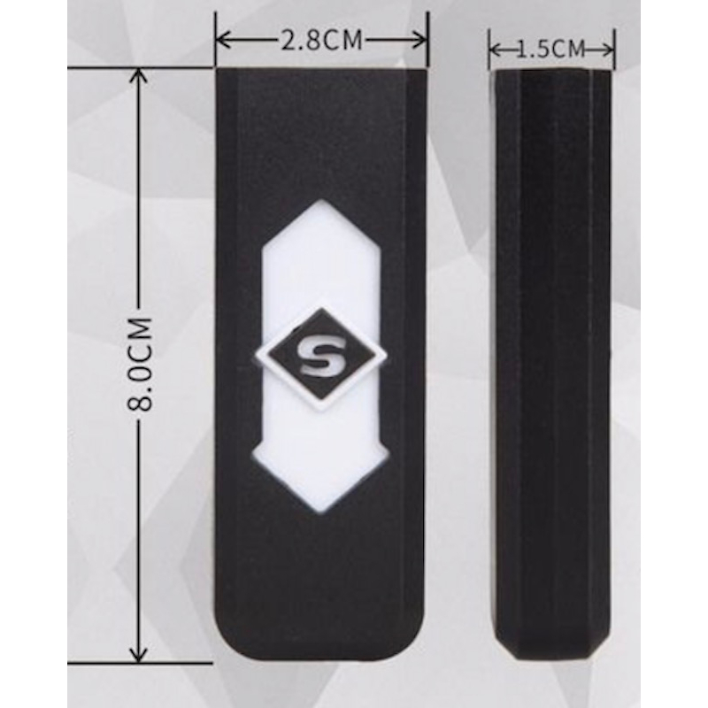 IMPOR ORIGINAL USB CHARGING LIGHTER KOREK API BARA ANTI ANGIN TIDAK PERLU ISI GAS MINYAK