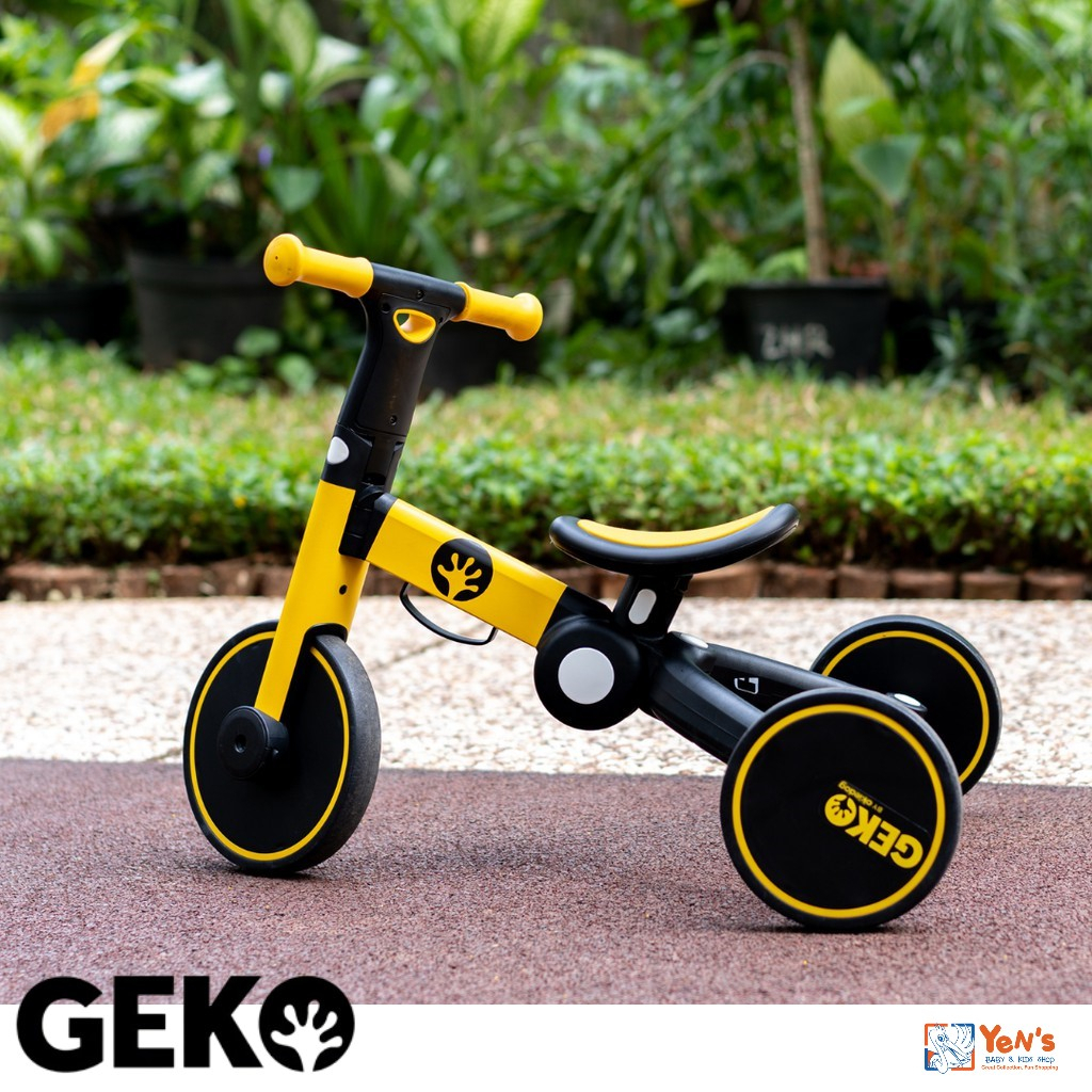 GEKO by Okiedog 5 in 1 Compact Folding Trike - Sepeda Lipat Anak Multifungsi