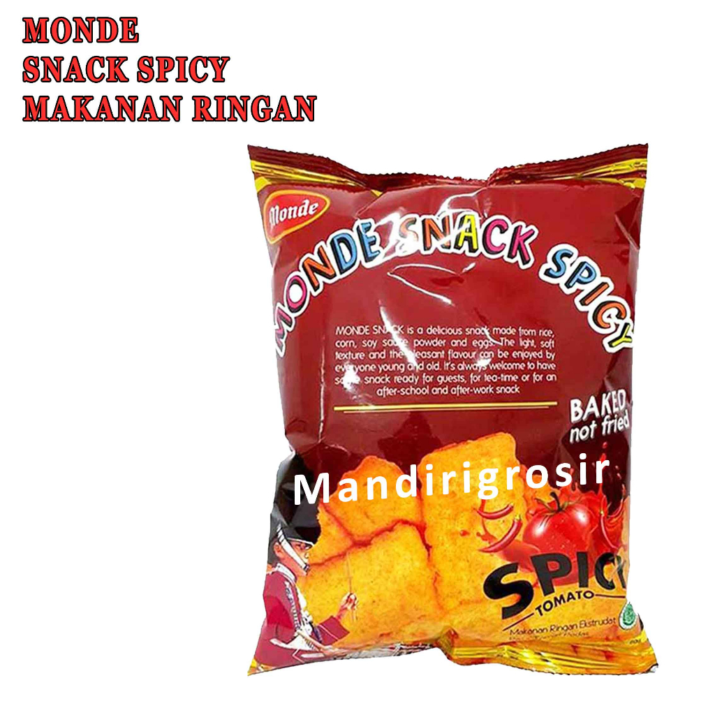 MAKANAN RINGAN* MONDE SNACK* SPICY TOMATO* 60g