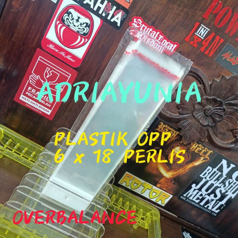Plastik Opp 6x18 Perlis - Plastik Opp 6 x 18 Sendok Display - Plastik Opp Aksesoris