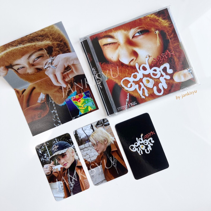 [LAST STOCK] Mark Lee Golden Hour CD Case, Keychain by JANKISYU (cd case, photocard, poster