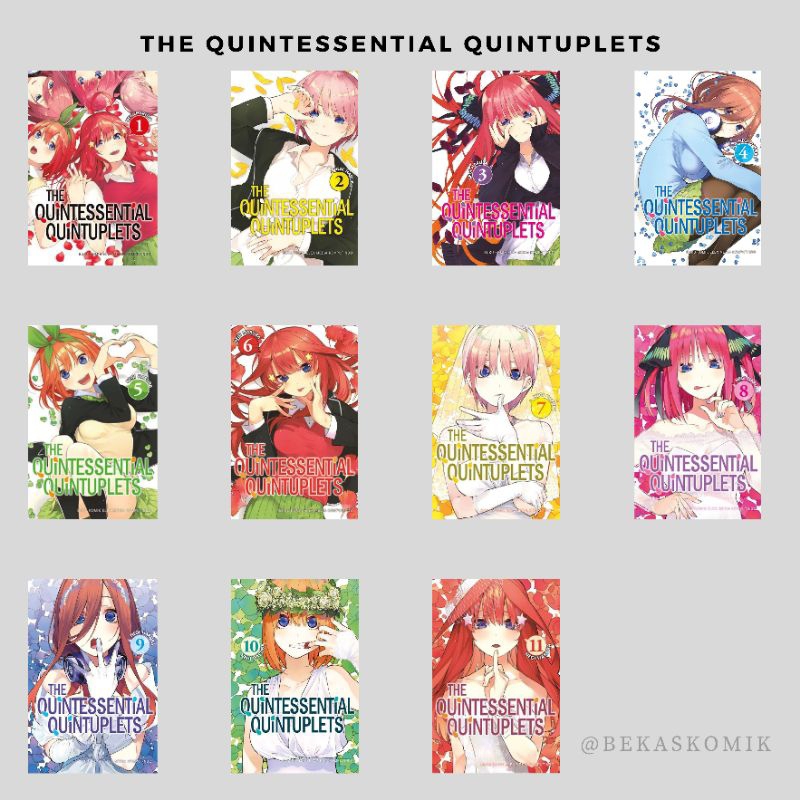 

Komik The Quintessential Quintuplets Bekas Volume 1-11