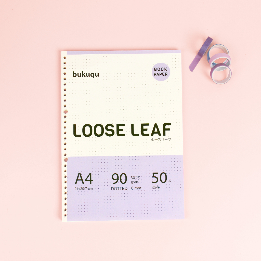 

A4 Bookpaper Loose leaf - DOTTED by Bukuqu