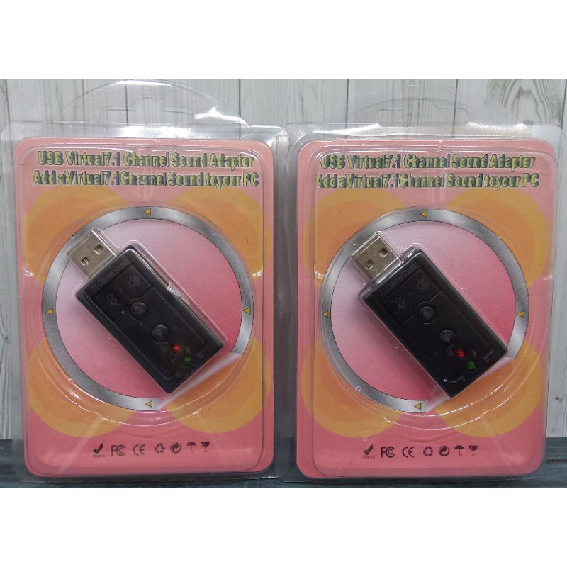 SoundCard USB Virtual Adaptor 7.1 Channel USB Sound Card