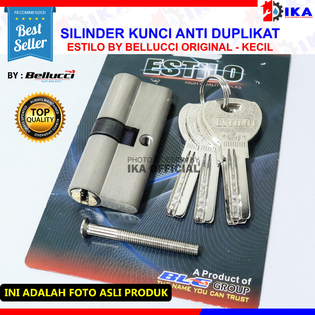 Silinder kunci pintu Bellucci Morechi Estillo computer bagus murah ANAK KUNCI 3/ 4 / 5pcs 60mm Isi silinder kunci pintu besar computer