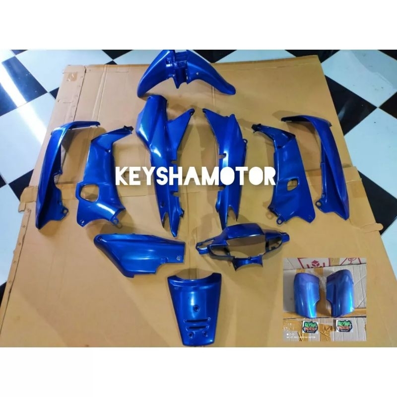 FULL COVER BODY HALUS SUPRA X LAMA SUPRA FIT LAMA WARNA BIRU