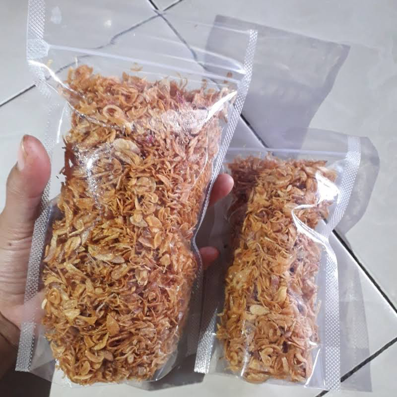 Bawang Merah Grade B 100 gr Refill | Brambang Goreng Enak Renyah Murah | Bawang Goreng