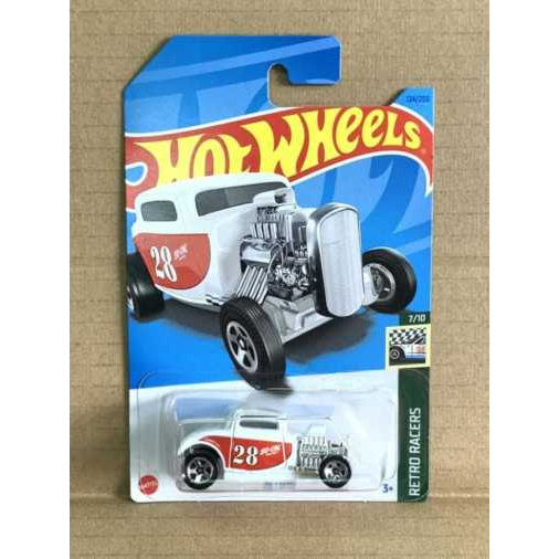Hot Wheels 32 Ford Putih Tampo 28 So Cal Retro Racers