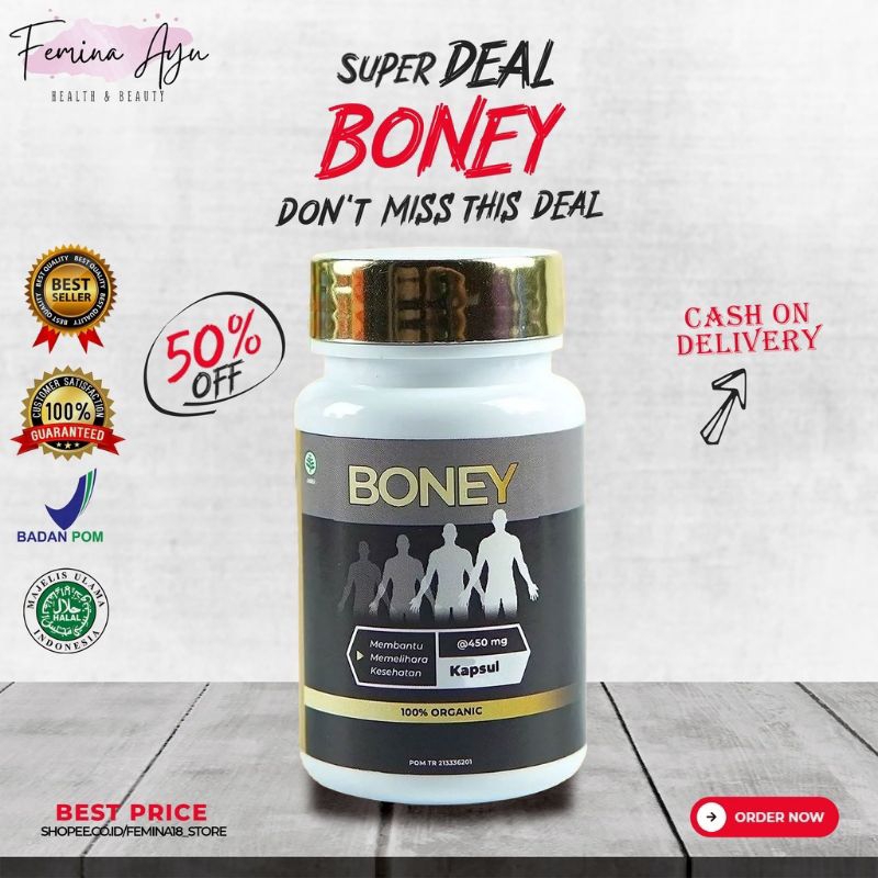 [ TERLARIS ] BONEY KAPSUL PENINGGI BADAN / BONEY ORIGINAL