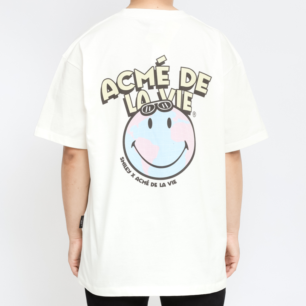 ADLV. Smile Globe Tee White