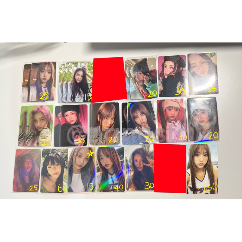 haerin bag bundle newjeans photocard pc hanni tinkerbell hanni sunkissed haerin limited bag