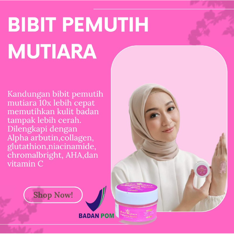 TERLARIS ! BIBIT MUTIARA SALEP PEMUTIH BADAN /WOMEN CARE 100% ORIGINAL BIKIN KULIT BADAN CERAH SEHAT DAN HALUS