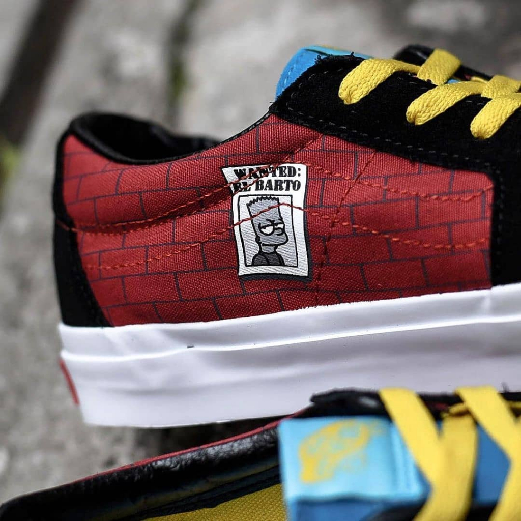 VANS SK8-LOW X @thesimpsons “EL BARTO” ORIGINAL 100%