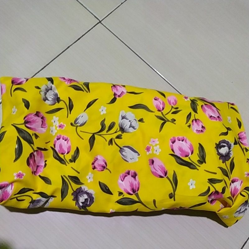 baju gamis motif bunga