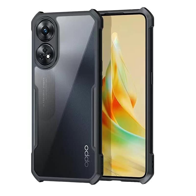 FUZE BUMPER ANTI SHOCK CASE OPPO RENO 8/ RENO 8T SHOCKPROOF ACRYLIC TRANSPARANT