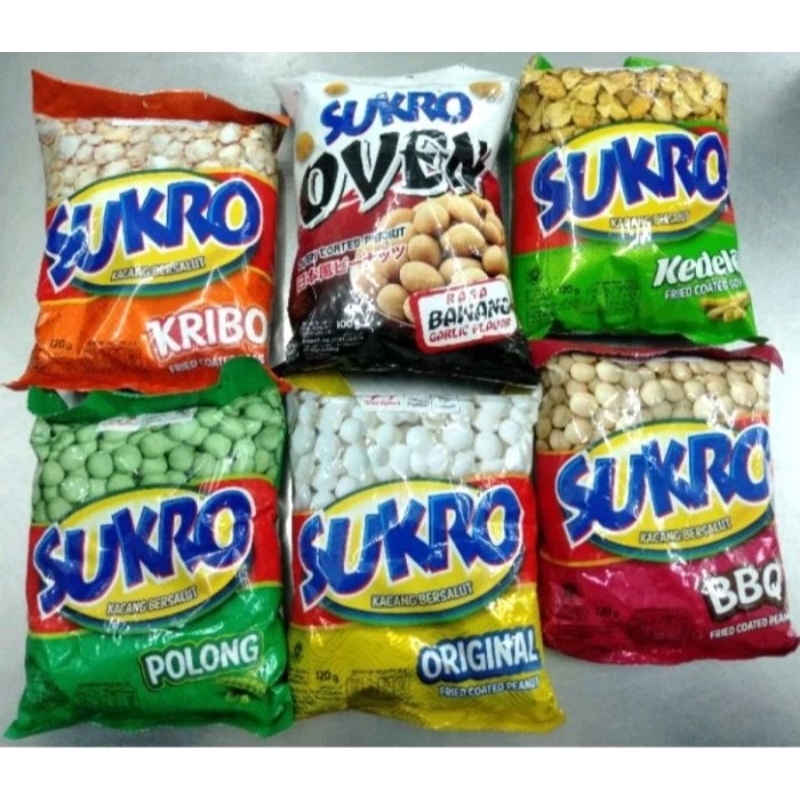 

Kacang Sukro Dua Kelinci Renceng Isi 10 Pcs