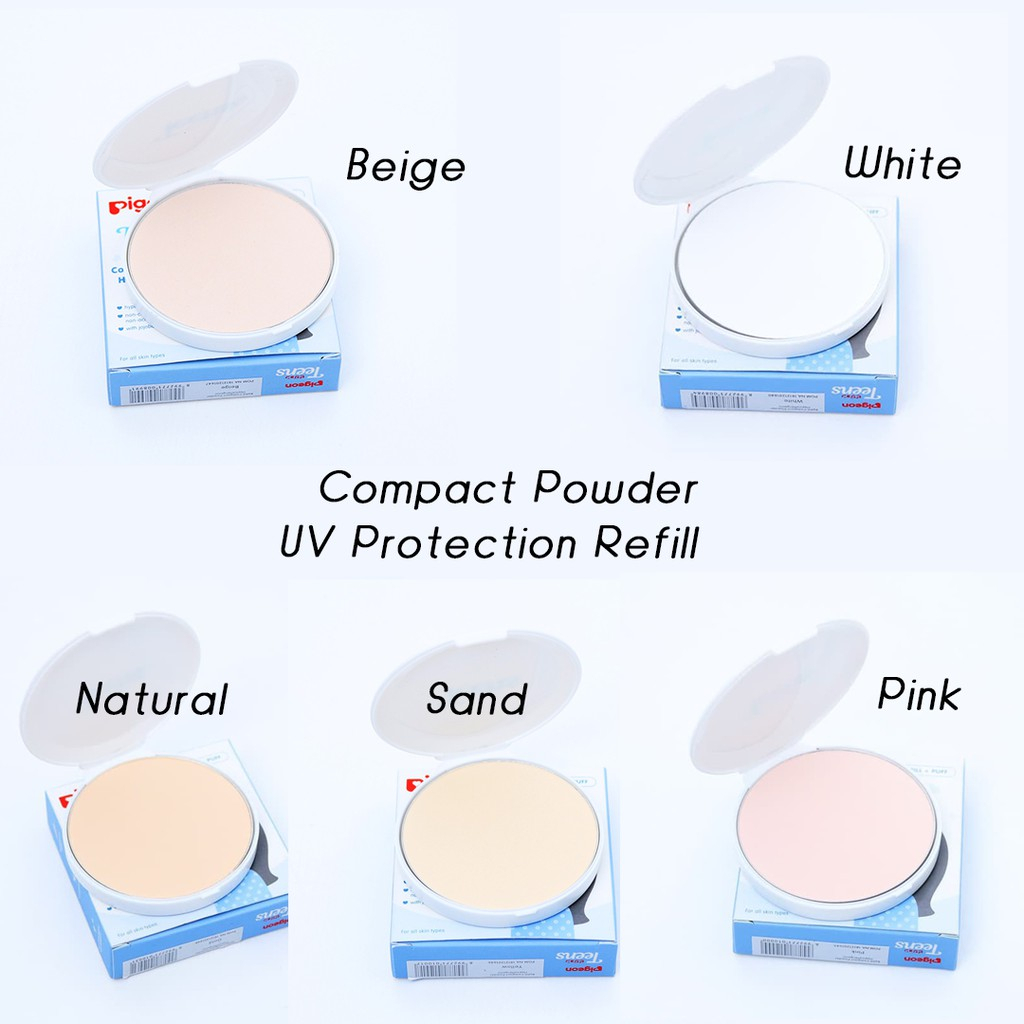 SIAP KIRIM | PIGEON COMPACT POWDER + UV PROTECTION NON REFILL/REFILL