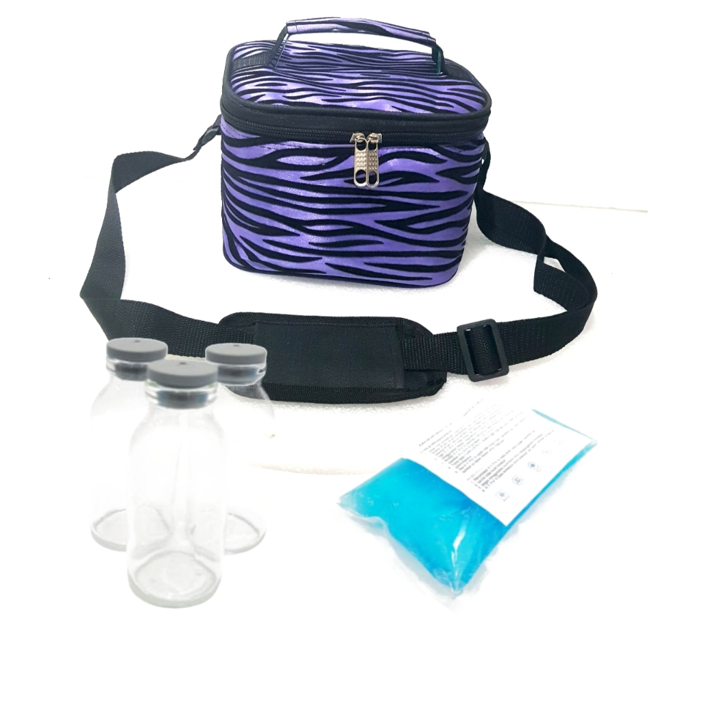 PAKET COOLER BAG + 3 BOTOL ASI +  DRY GEL  / t31 / TAS PENYIMPANAN ASI ASIP TERMURAH