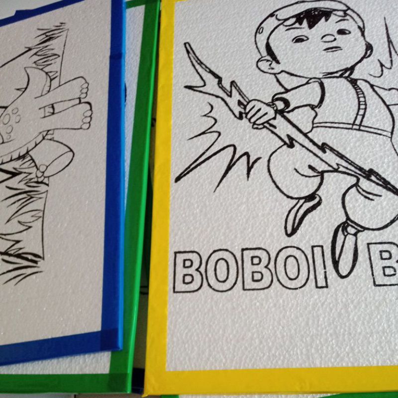 

Lukis sterefoam ukuran 33*50