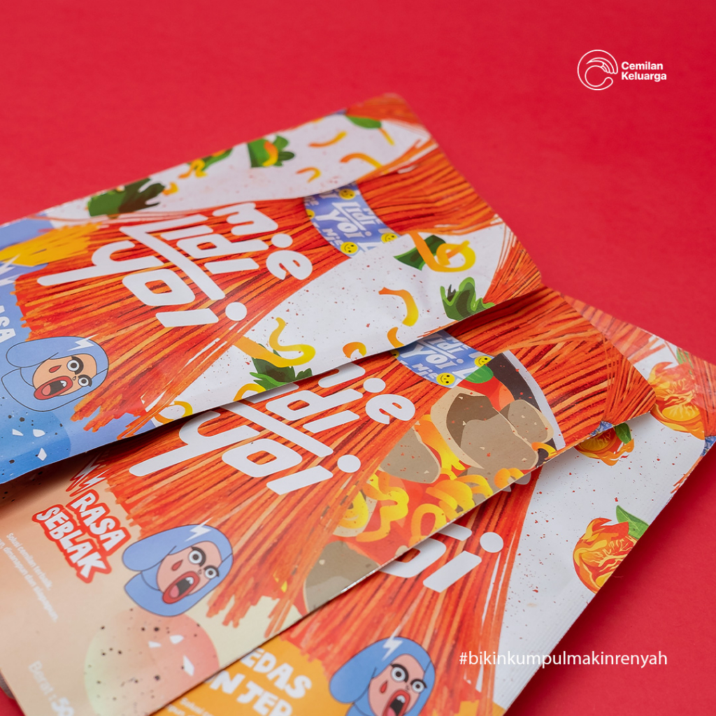 

Mie Lidi Yoi - Cemilan Kekinian - Snack Murah - Jajanan SD