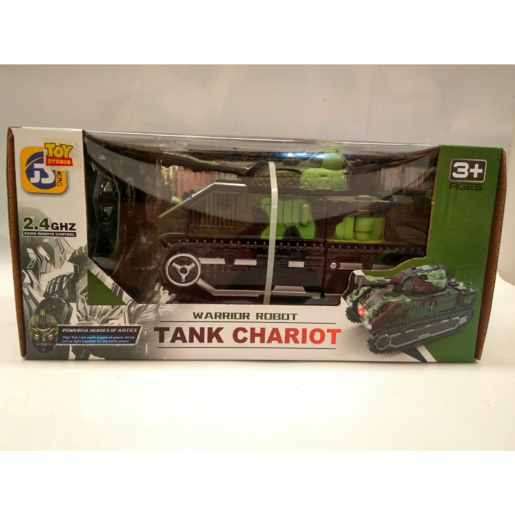 Mobil Remote Control Tank Warrior Robot Tank Chariot TOY TOYS MAINAN ANAK KADO ULANG TAHUN