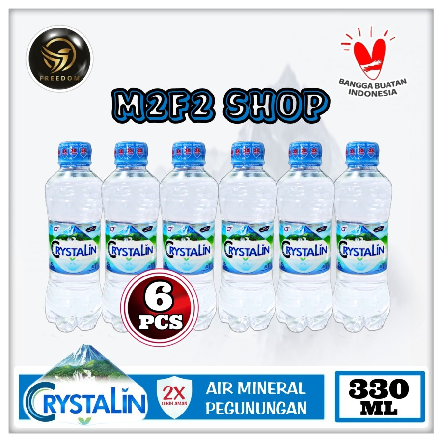 

Air Mineral Crystalline | Crystalin pH8+ Kemasan Botol Pet - 330 ml (Kemasan 6 Pcs)