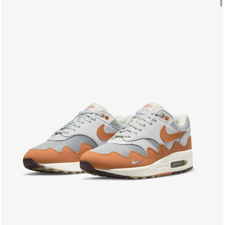 Nike Air Max Airmax 1 Patta Monarch 100% ORIGINAL MATERIAL GUARANTEE