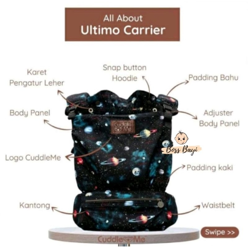 CUDDLE ME - ULTIMO CARRIER / Gendongan Bayi