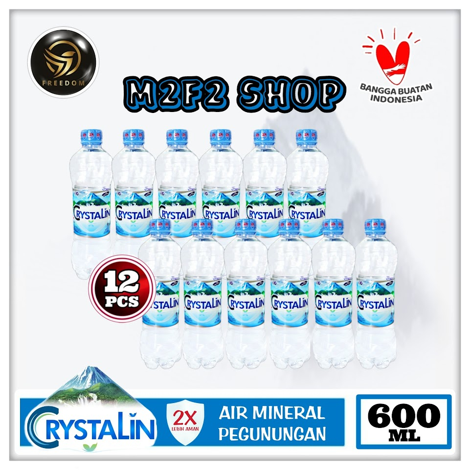 

Air Mineral Crystalline | Crystalin pH8+ Botol Tanggung Plastik Pet - 600 ml (Kemasan 12 Pcs)