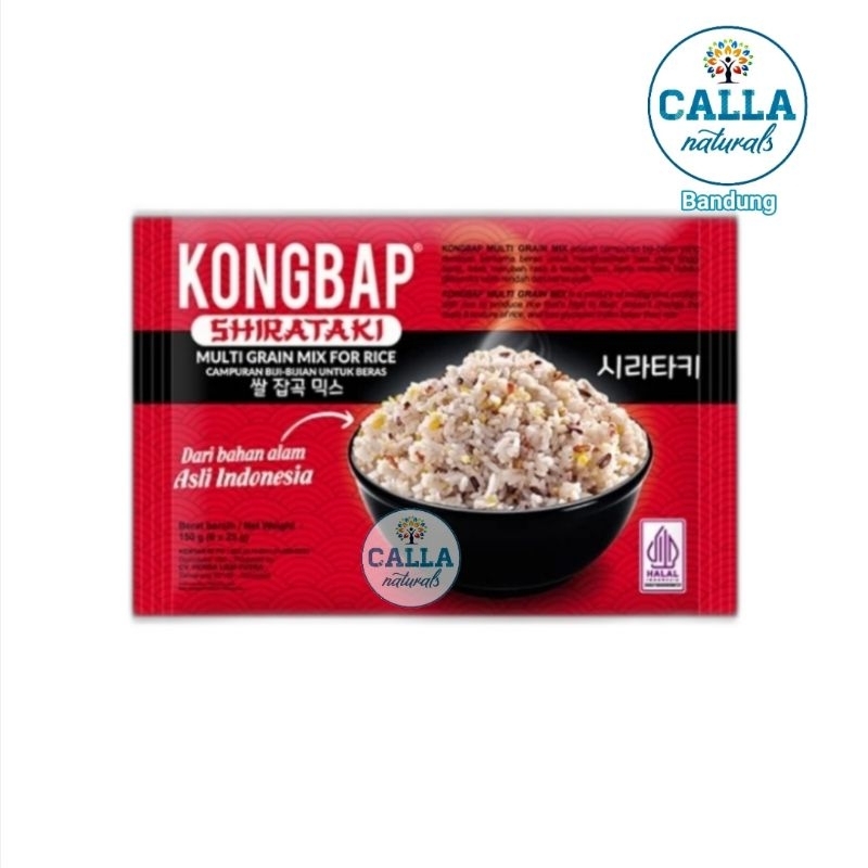 

SHIRATAKI 1 pack isi 6 sachet - KONGBAP MULTIGRAIN KOREAN MIX GRAIN