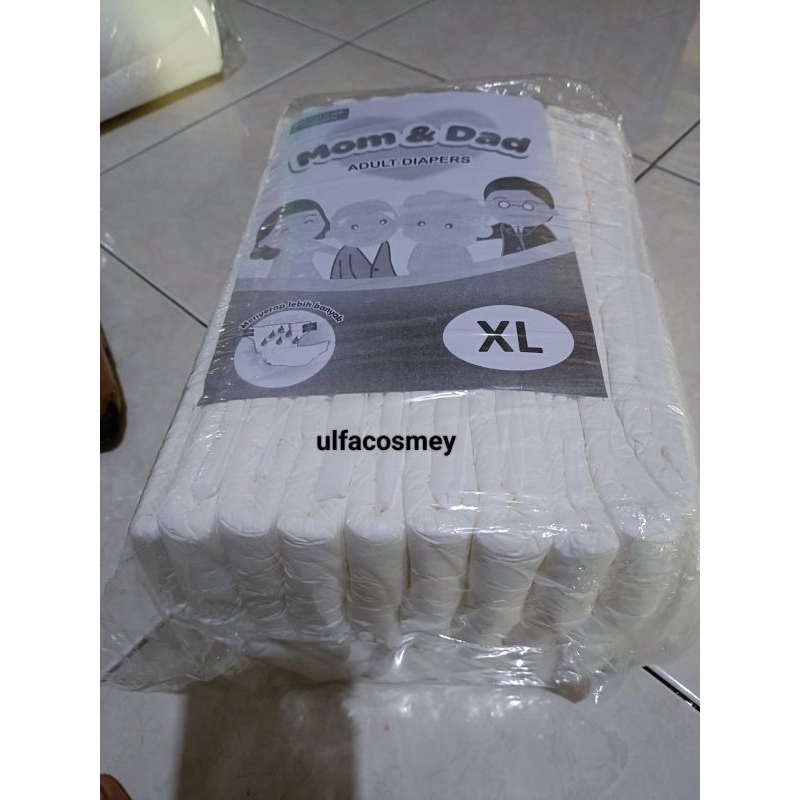 Mom & Dad Popok Dewasa Perekat ukuran M, L & XL , Popok DEWASA