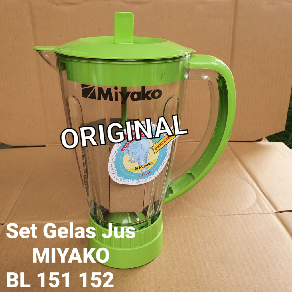 Set Gelas Jus Miyako Kaca BL 152.152 Original