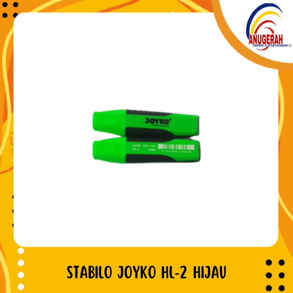 

STABILO JOYKO HL-2 HIJAU (PCS)