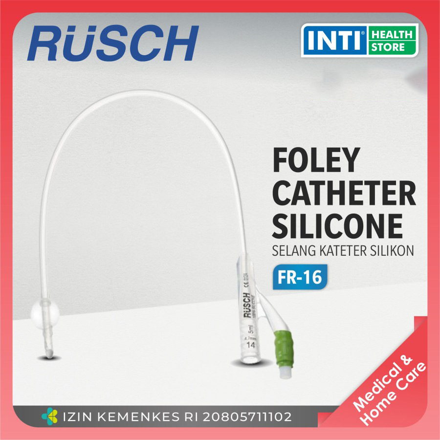 RUSCH | Foley Catheter Silicone | Foley Selang Kateter Silikon