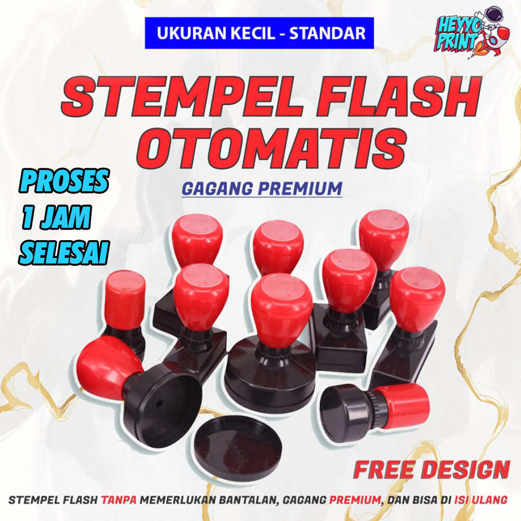 

stempel flash / Stempel custom / stempel logo / stempel gratis desain
