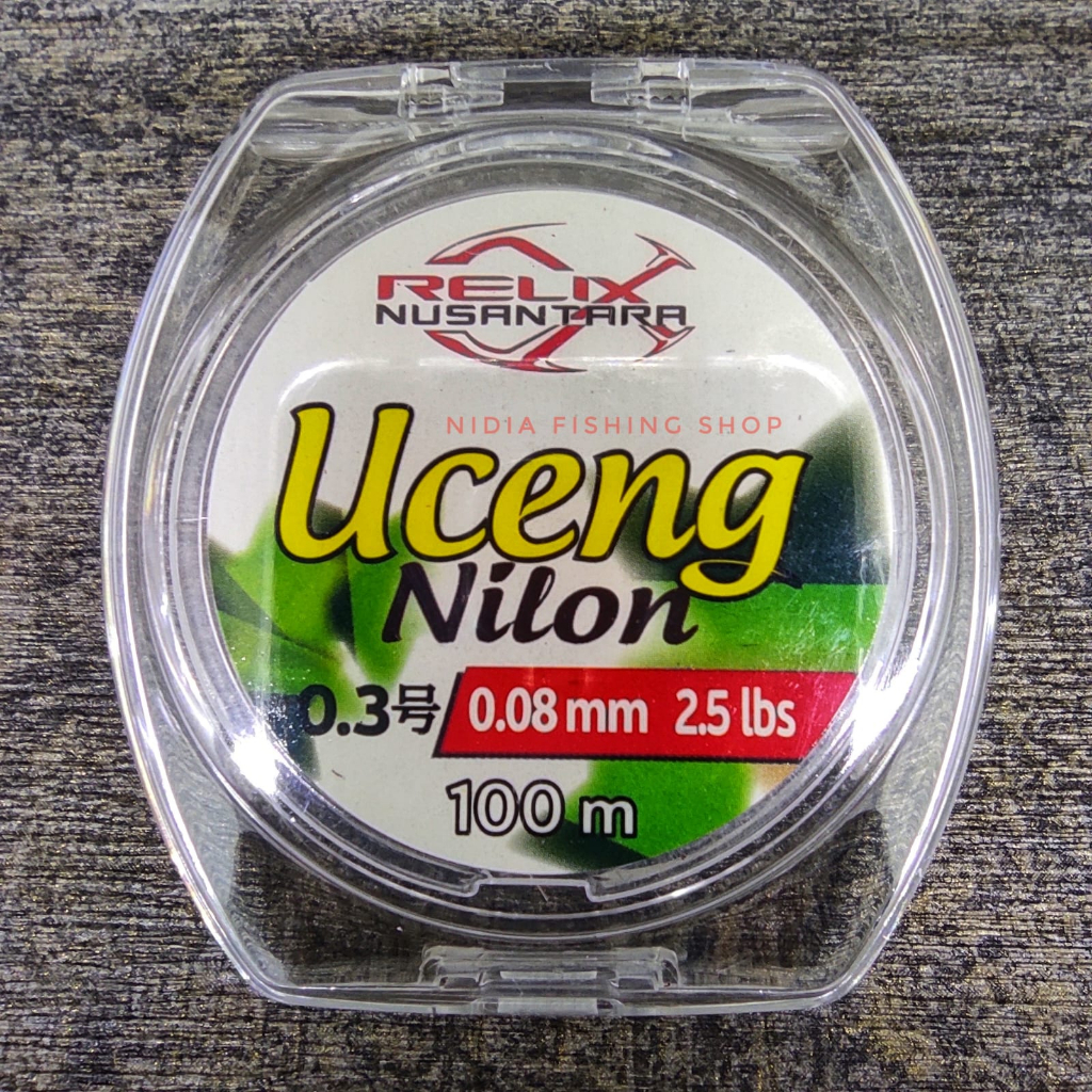 Senar Pancing Nilon | Relix Nusantara UCENG 100 Meter