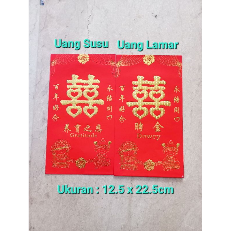 

Angpau Uang Susu Lamar / Angpau Sangjit / Angpau Lamaran / Angpao Sang jit / Amplop Wedding / Angpau Seserahan