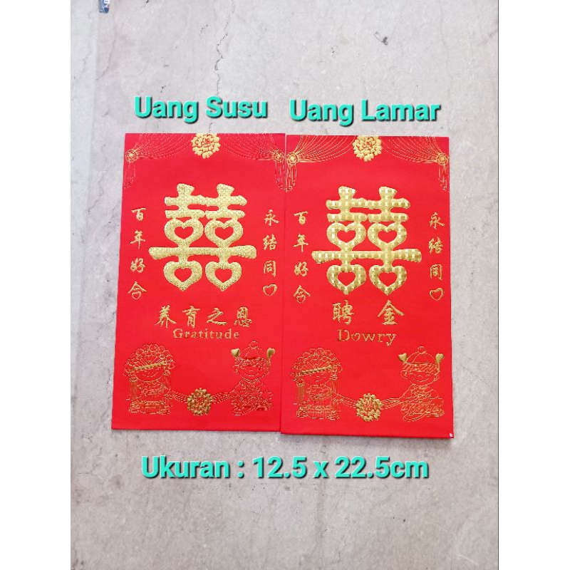 Angpau Uang Susu Lamar / Angpau Sangjit / Angpau Lamaran / Angpao Sang jit / Amplop Wedding / Angpau Seserahan