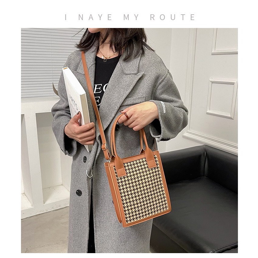 HOUNDSTOOTH KOREAN BAG / TOTE BAG / HAND BAG / SLING BAG