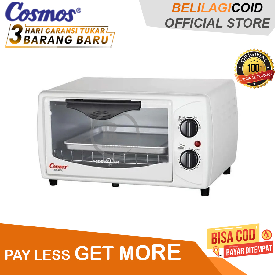 Cosmos Oven Low Watt Elektrik CO 9909 / Oven Cosmos Elektrik CO-9909 / Oven Mini Murah CO9909