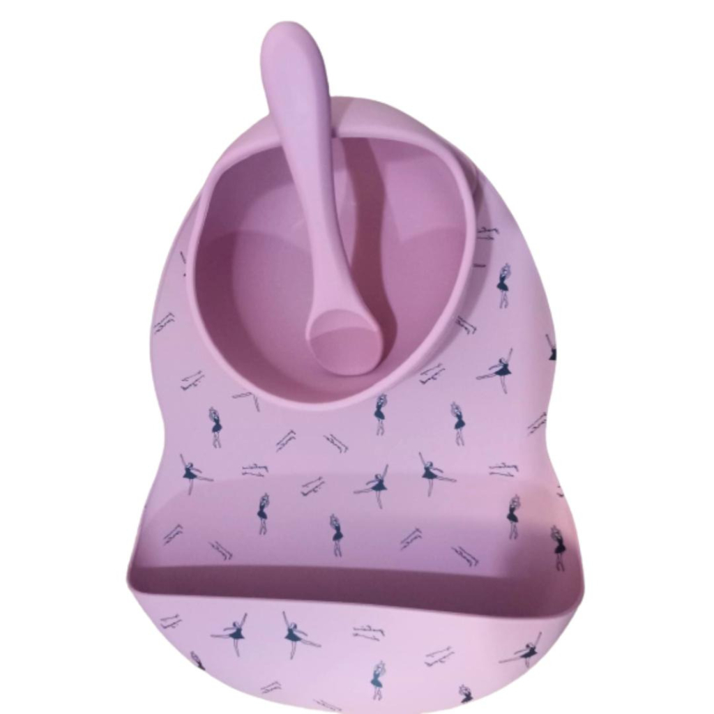 Premium Baby Bibs Silikon Celemek Makan Bayi Feeding Silicone OLL-YSN201