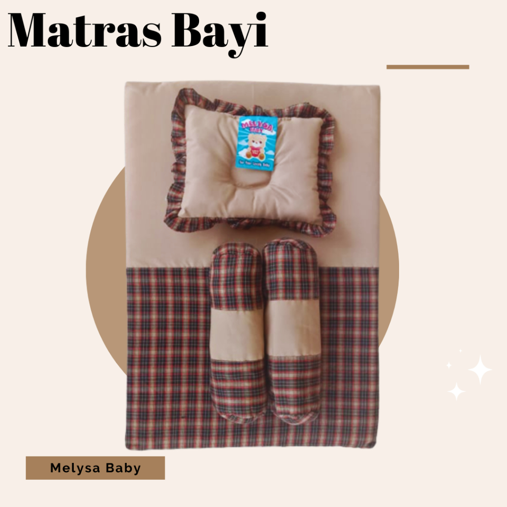 KASUR MATRAS BAYI  SET BANTAL GULING