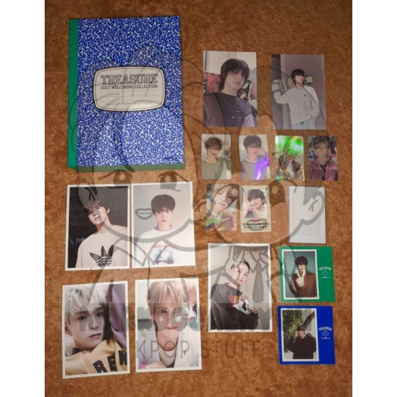 TREASURE 2023 WELCOL WELCOMING COLLECTION POB WV RPC POLAROID PC HYUNSUK JUNKYU JUNGHWAN DOYOUNG ASA