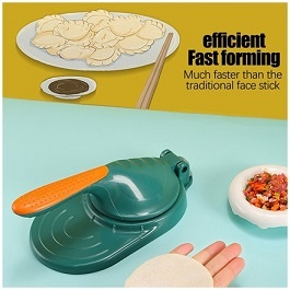 IKILOSHOP Press Dumpling Mold Alat Pres Manual Kulit Pangsit Pastel Gyoza Single Mold